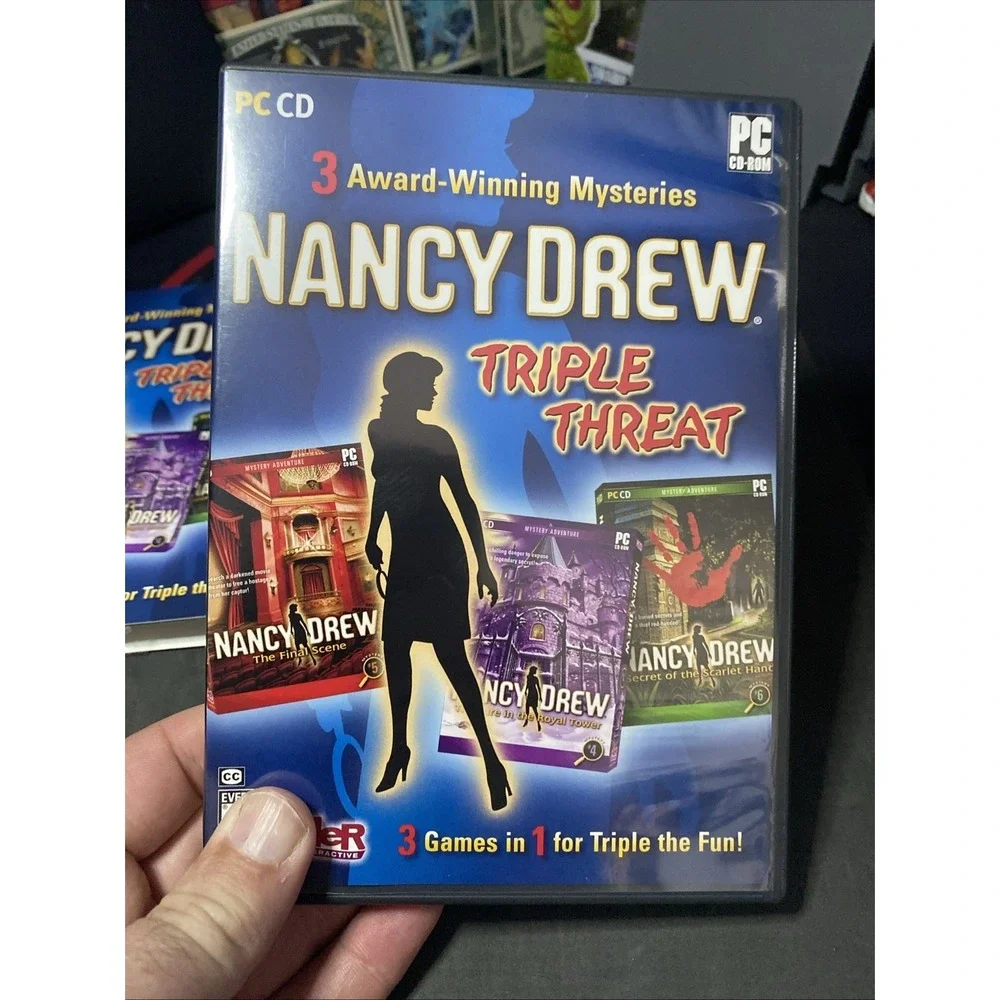 Nancy Drew Triple Threat 2 - Windows (Games number 4,5, and 6)